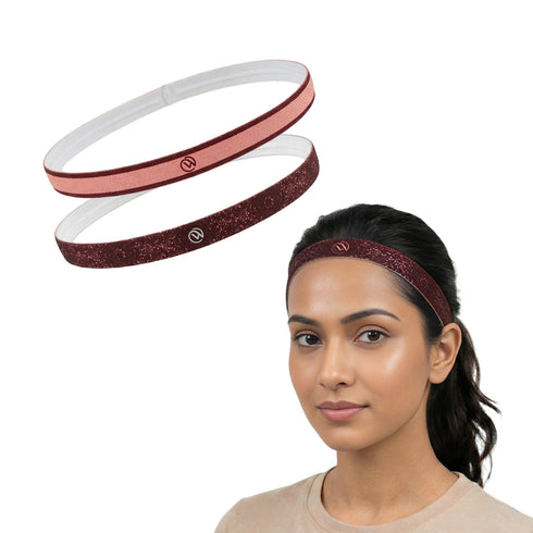 Wiselife Silicone-Grip Headband Set of 2