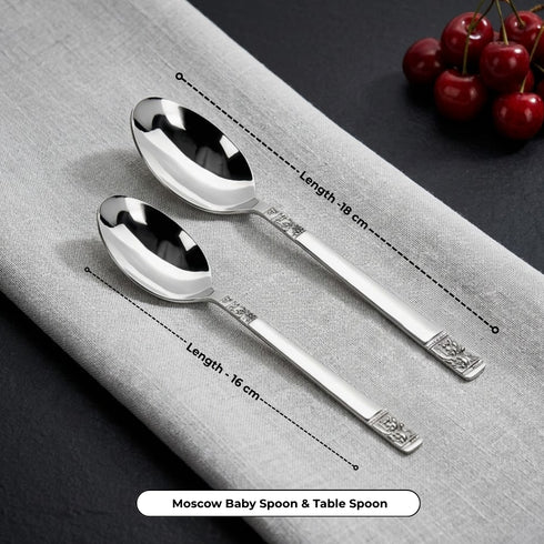 Vinod Stainless Steel Moscow Cutlery 21 piece set