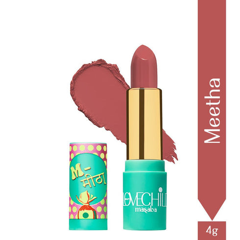 LoveChild Meetha| Luxe|Matte Lipstick Mauve Pink | Velvet Matte Finish