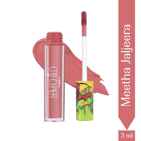 LoveChild Meetha Jaljeera | Mamma mia! Lush | Matte Lip Crème Mauve Pink | Intense Hydration