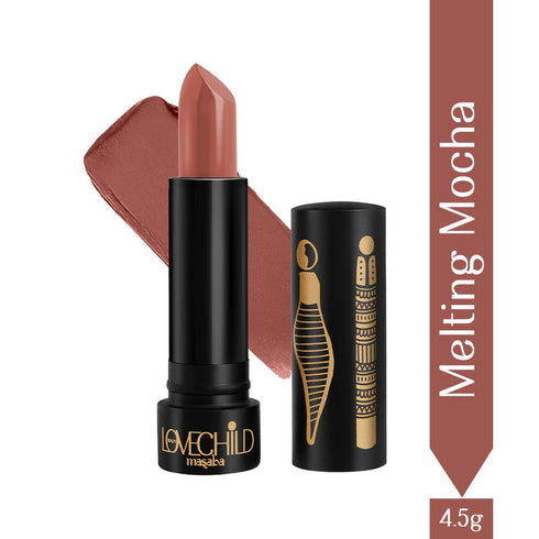 LoveChild Melting Mocha | Bare Browns Ultra Matte Lipstick Nude Brown
