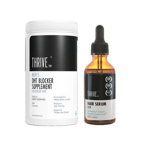 Thriveco Hair Growth Serum 50ml Men's DHT Blocker Supplement 30N