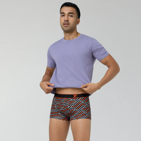 XYXX Parallax Cotton Trunks Black Stripes