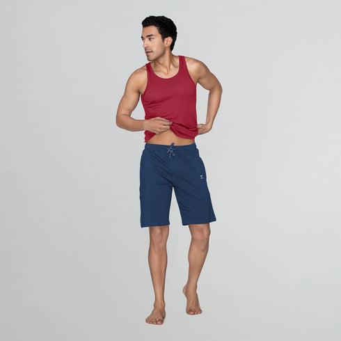 XYXX Ace Modal-Cotton Shorts Estate Blue