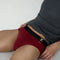XYXX Aero Silver Cotton Briefs Bold Burgundy