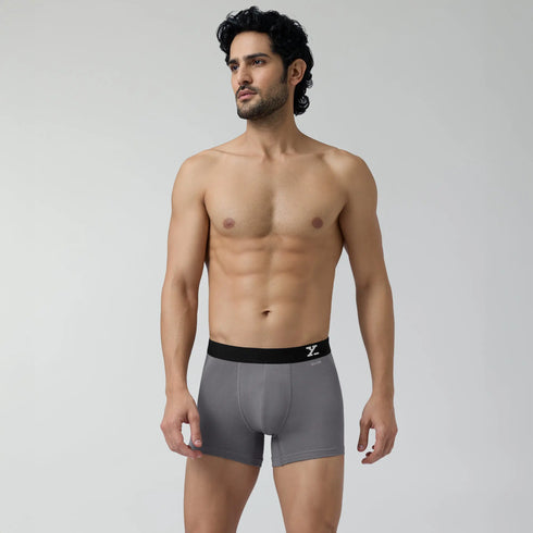 XYXX Aero Traq Cotton Trunks Black Grey Blue (Pack of 5)