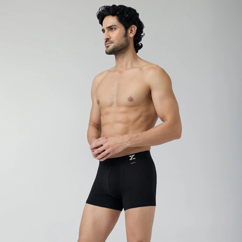 XYXX Quad Aero Traq Cotton Trunks Blue (Pack of 6)