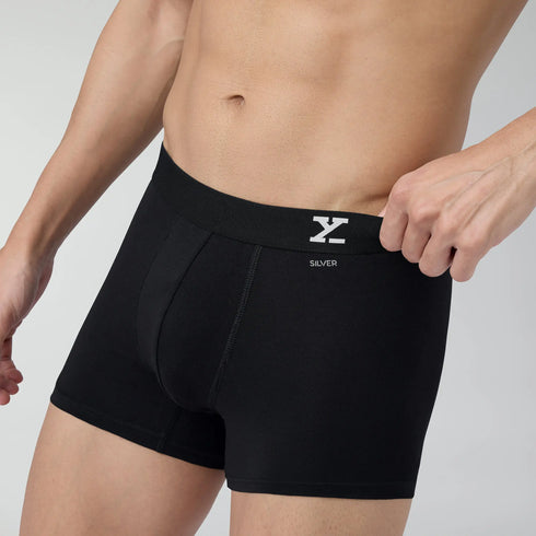 XYXX Aero Traq Cotton Trunks Black Knight (Pack of 5)
