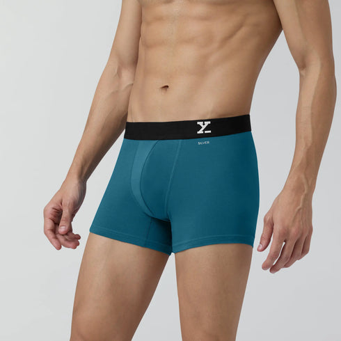 XYXX Aero Rave Cotton Trunks Black Blue Green (Pack of 5)