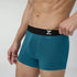 XYXX Parallax Aero Traq Cotton Trunks Blue Confetti Black (Pack of 6)