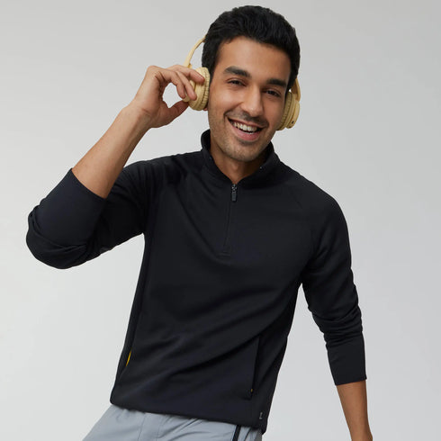 XYXX Alpha Half Zip Sweatshirt Pitch Black