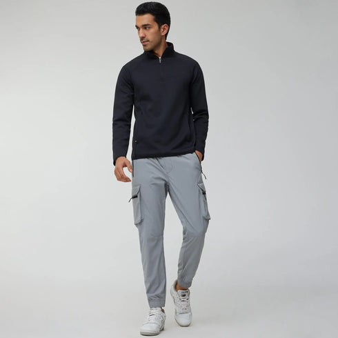 XYXX Alpha Half Zip Sweatshirt Pitch Black