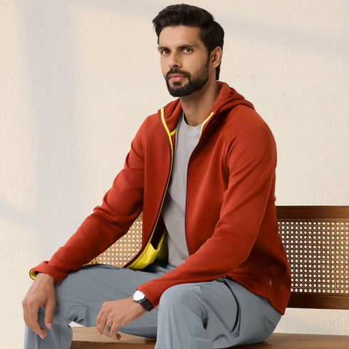 XYXX Alpha Hoodies Jackets Auburn Red
