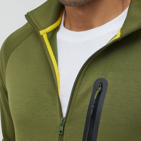 XYXX Alpha Zip Ups Jackets Olive Green