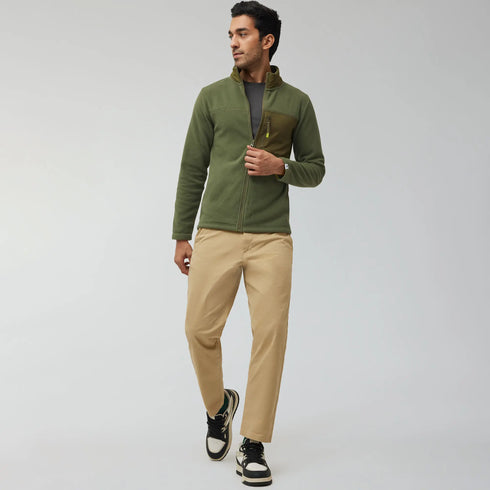XYXX Alterra Fleece Jackets Olive Green