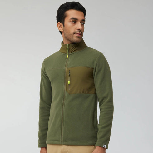 XYXX Alterra Fleece Jackets Olive Green