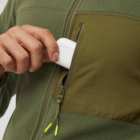 XYXX Alterra Fleece Jackets Olive Green