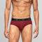 XYXX Apollo Bamboo Cotton Briefs Bold Burgundy