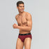 XYXX Apollo Bamboo Cotton Briefs Bold Burgundy