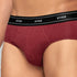 XYXX Apollo Bamboo Cotton Briefs Bold Burgundy