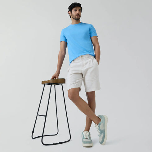 XYXX Code Cotton Rich T-shirts Azure Blue