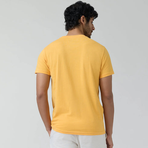 XYXX Code Cotton Rich T-shirts Sunshine Yellow