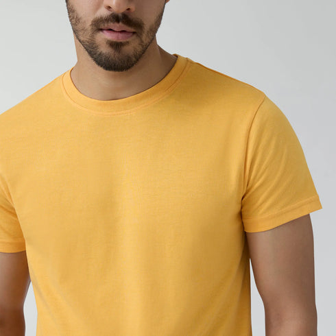 XYXX Code Cotton Rich T-shirts Sunshine Yellow