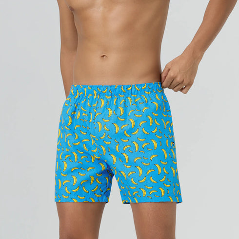 XYXX Remix Cotton Boxers Banana Blue