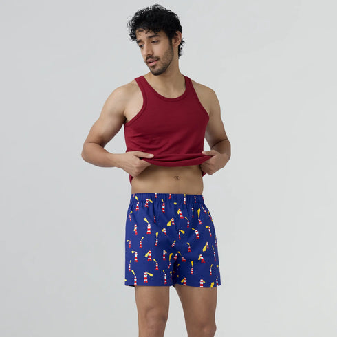 XYXX Remix Cotton Boxers Lighthouse Blue