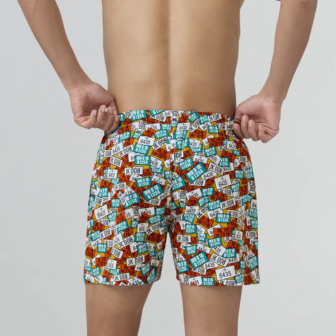 XYXX Remix Cotton Boxers Plate Orange