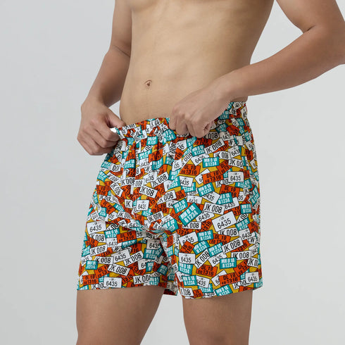 XYXX Remix Cotton Boxers Plate Orange