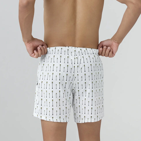 XYXX Remix Cotton Boxers Streetlight White