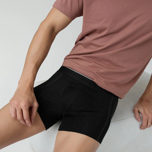 XYXX Crux Cotton Stretch Trunks Pitch Black