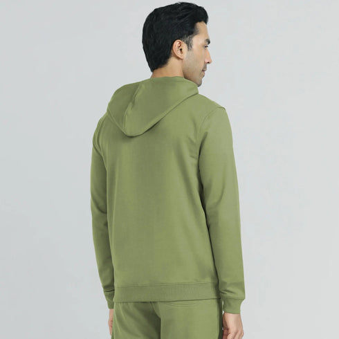 XYXX Cruze French Terry Cotton Hoodie Jackets Olive Green