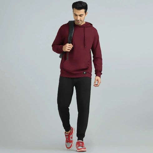 XYXX Cruze French Terry Cotton Hoodies Auburn Red