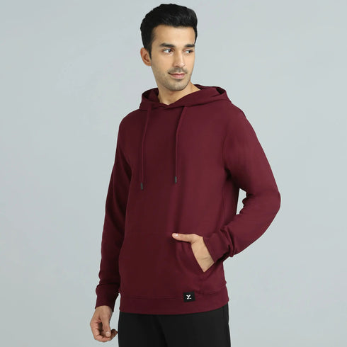 XYXX Cruze French Terry Cotton Hoodies Auburn Red