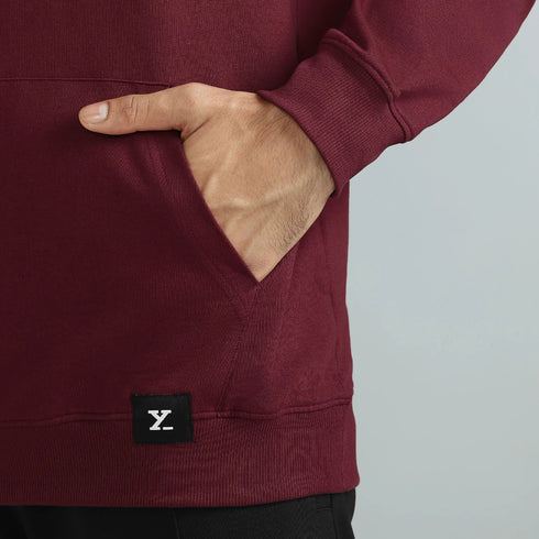 XYXX Cruze French Terry Cotton Hoodies Auburn Red