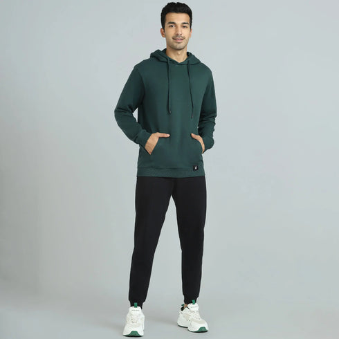 XYXX Cruze French Terry Cotton Hoodies Forest Green