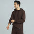XYXX Cruze French Terry Cotton Hoodies Malt Brown