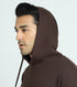 XYXX Cruze French Terry Cotton Hoodie and Joggers Co-Ord Set Malt Brown