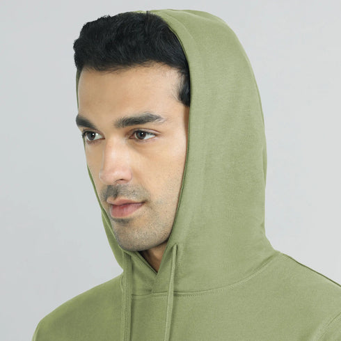 XYXX Cruze French Terry Cotton Hoodies Olive Green