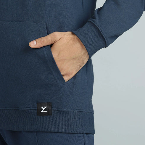 XYXX Cruze French Terry Cotton Hoodies Opal Blue