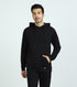 XYXX Cruze French Terry Cotton Hoodie and Joggers Co-Ord Set Pitch Black