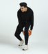 XYXX Cruze French Terry Cotton Hoodie and Joggers Co-Ord Set Pitch Black