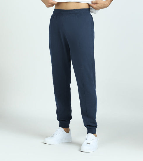 XYXX Cruze French Terry Cotton Hoodie and Joggers Co-Ord Set Opal Blue
