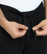 XYXX Cruze French Terry Cotton Hoodie and Joggers Co-Ord Set Pitch Black
