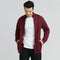 XYXX Cruze French Terry Cotton Zip Ups Auburn Red