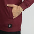 XYXX Cruze French Terry Cotton Zip Ups Auburn Red