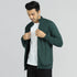 XYXX Cruze French Terry Cotton Zip Ups Forest Green