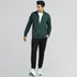 XYXX Cruze French Terry Cotton Zip Ups Forest Green